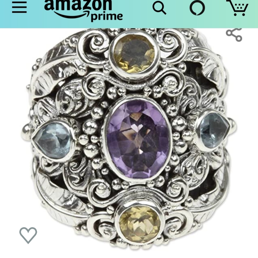 Multi-Gemstone ring.